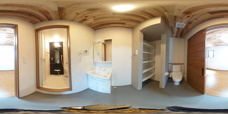 パノラマ画像洗面所