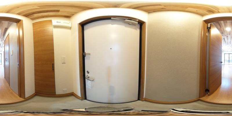 パノラマ画像玄関