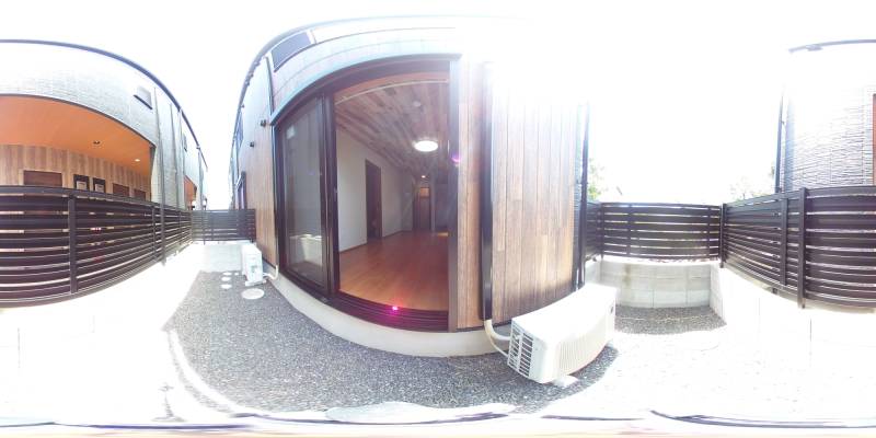 パノラマ画像バルコニー