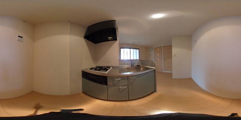 パノラマ画像キッチン