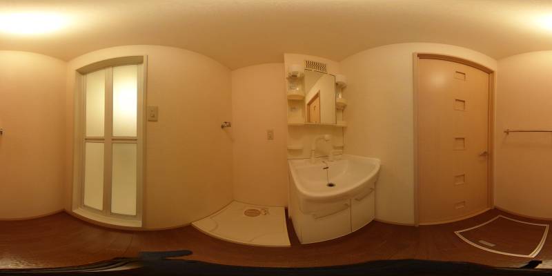 パノラマ画像洗面所