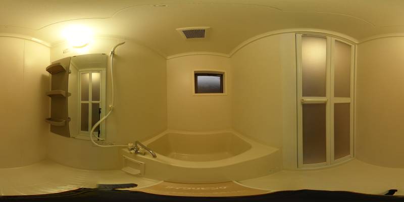 パノラマ画像バスルーム