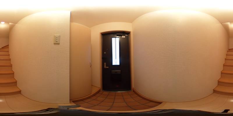 パノラマ画像玄関