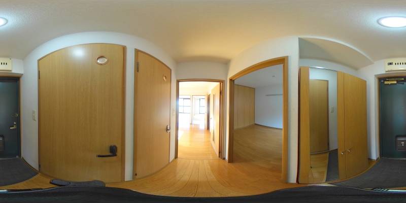 パノラマ画像玄関