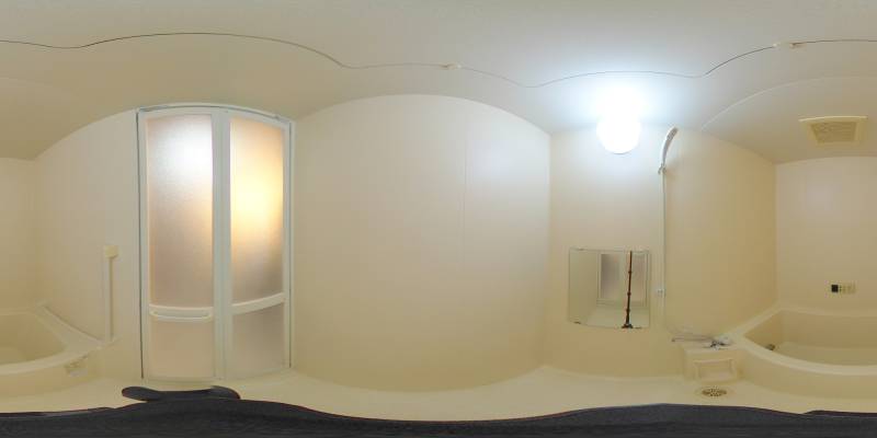 パノラマ画像バスルーム