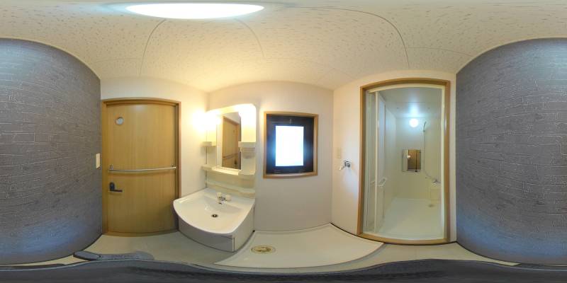 パノラマ画像洗面所