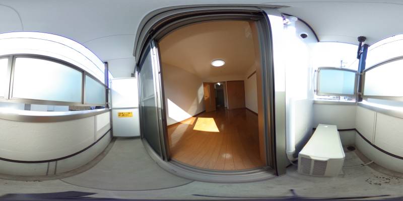 パノラマ画像バルコニー