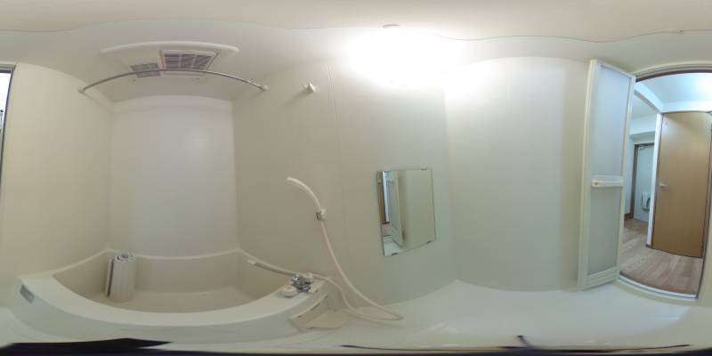 パノラマ画像バスルーム