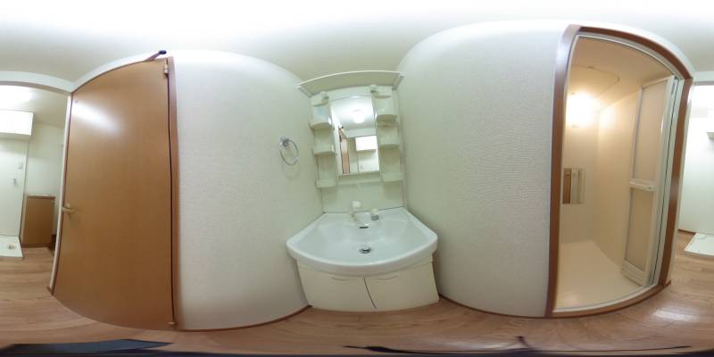 パノラマ画像洗面所