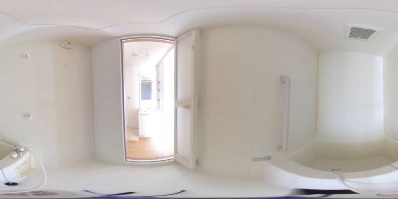 パノラマ画像バスルーム