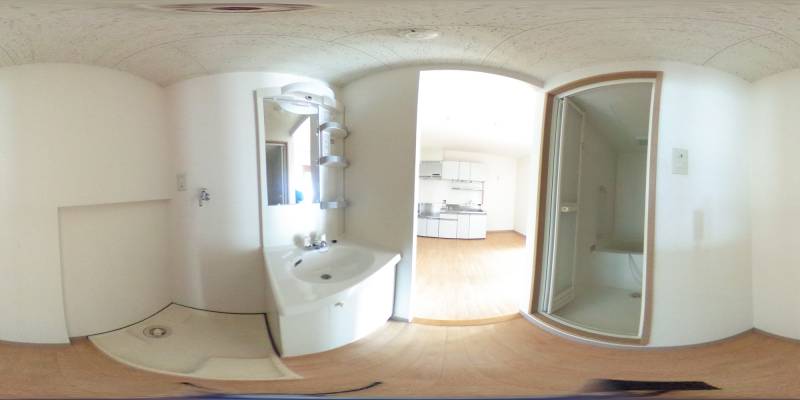 パノラマ画像洗面所