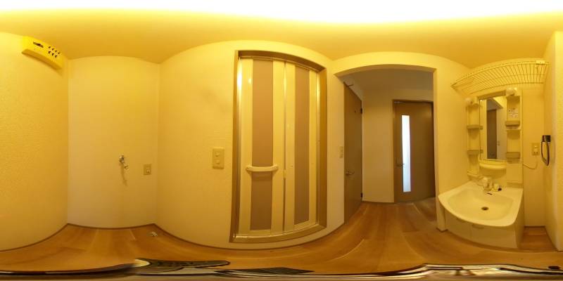 パノラマ画像洗面所