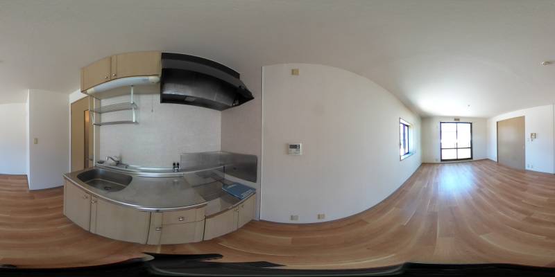 パノラマ画像キッチン