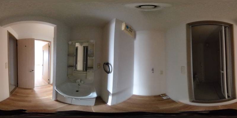 パノラマ画像洗面所