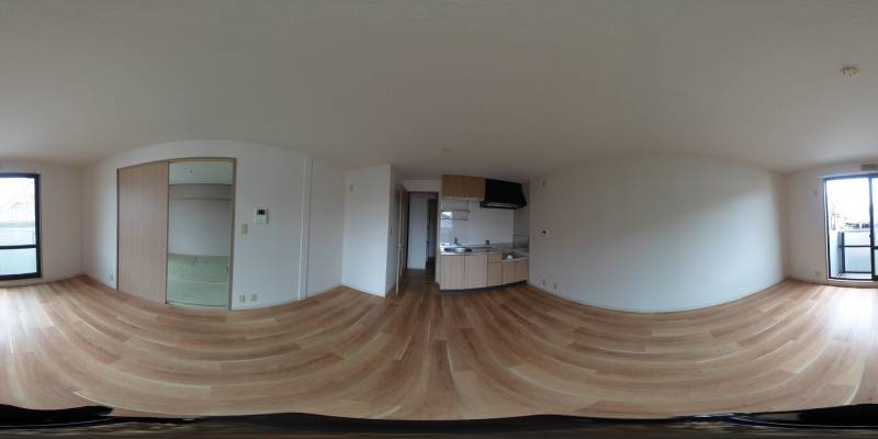 パノラマ画像リビング