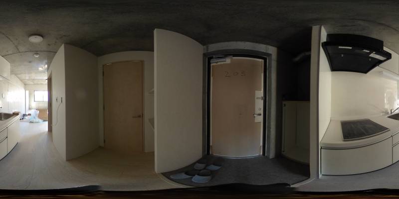 パノラマ画像玄関