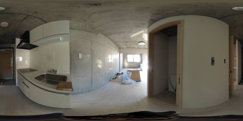 パノラマ画像キッチン