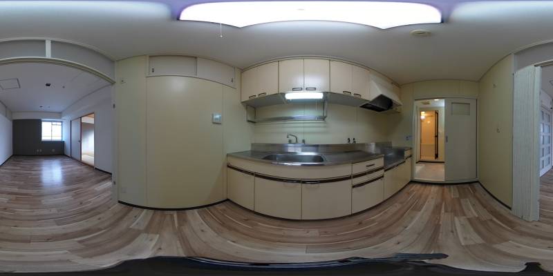 パノラマ画像キッチン