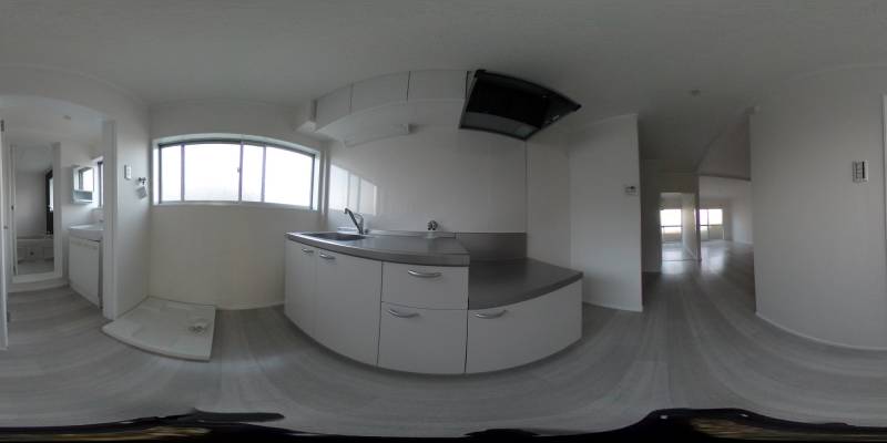 パノラマ画像キッチン