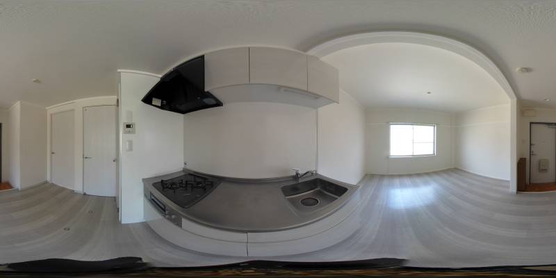 パノラマ画像キッチン