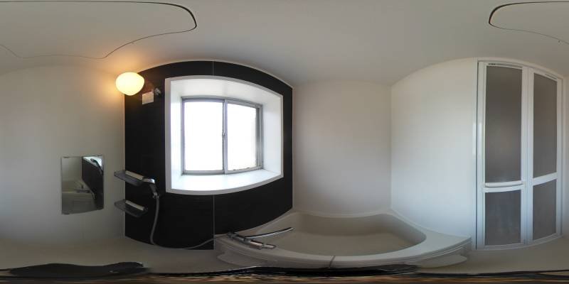 パノラマ画像バスルーム