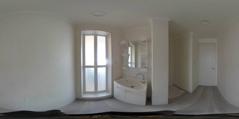 パノラマ画像洗面所