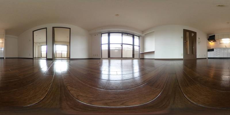 パノラマ画像リビング