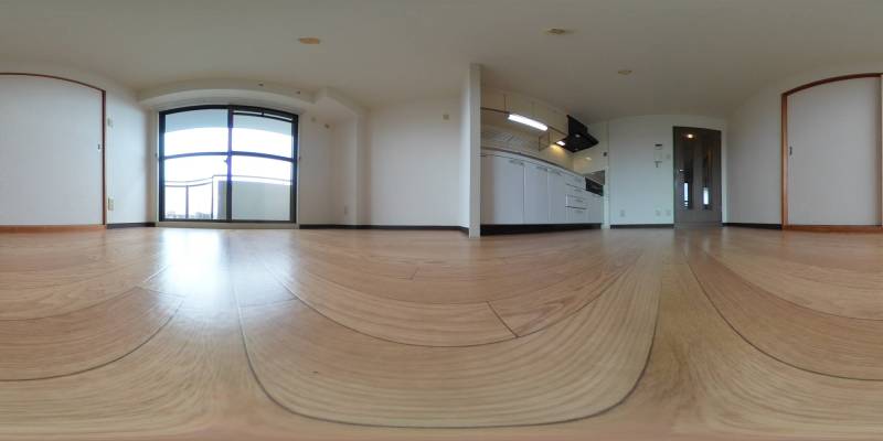 パノラマ画像リビング