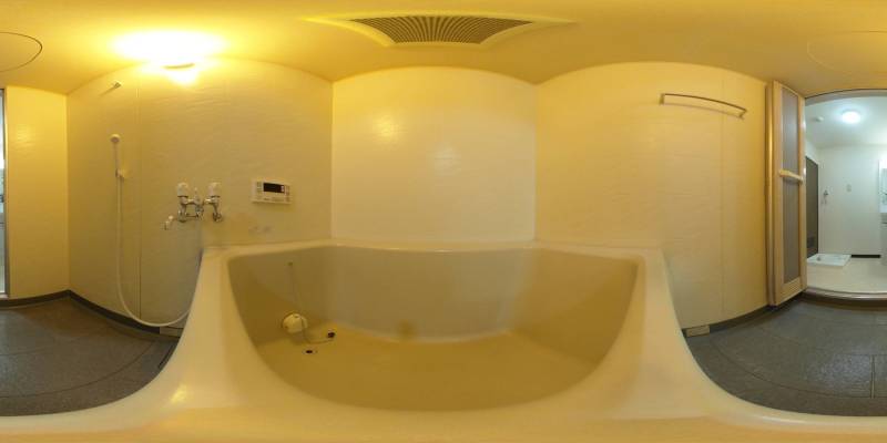 パノラマ画像バスルーム