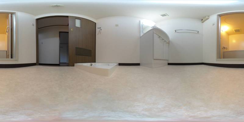 パノラマ画像洗面所