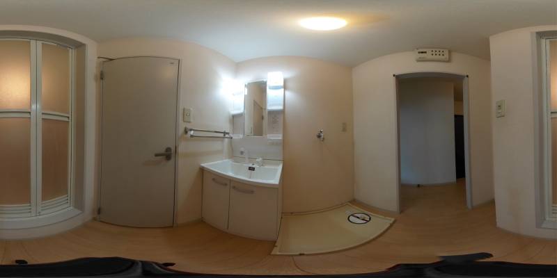 パノラマ画像洗面所