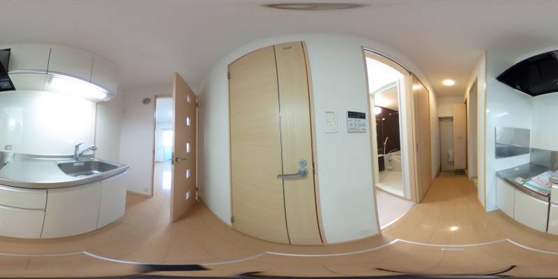 パノラマ画像キッチン