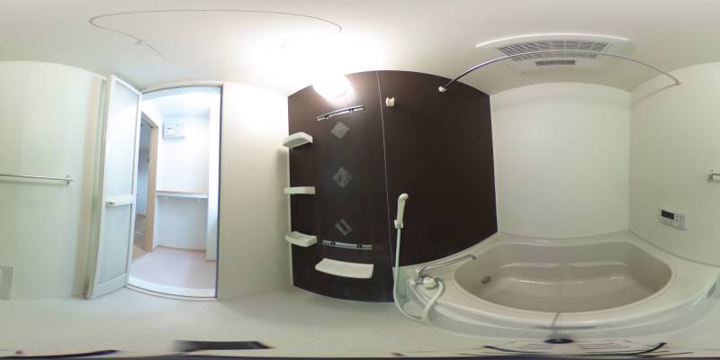 パノラマ画像バスルーム