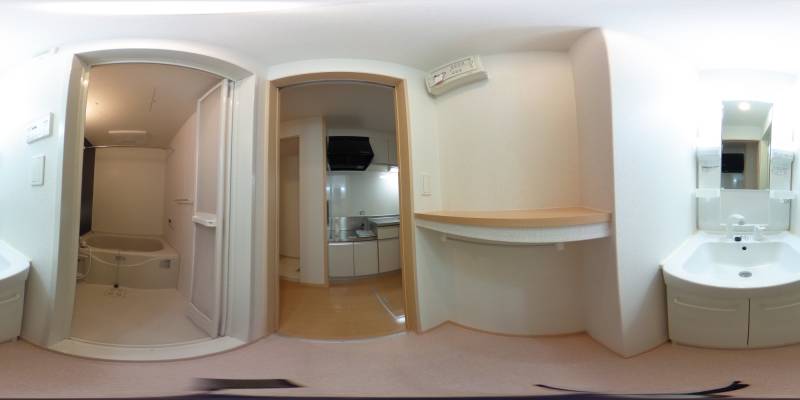 パノラマ画像洗面所