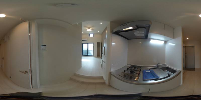 パノラマ画像キッチン