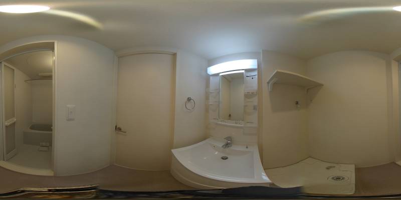 パノラマ画像洗面所