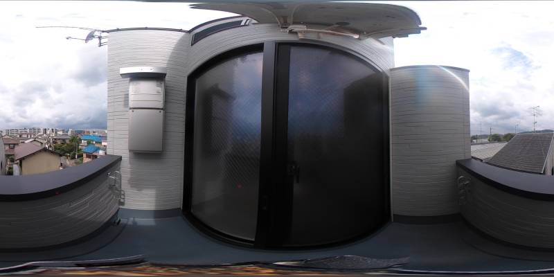 パノラマ画像バルコニー