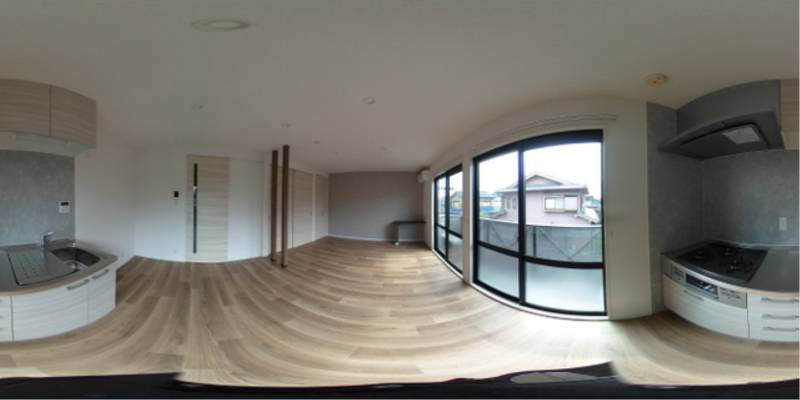 パノラマ画像キッチン