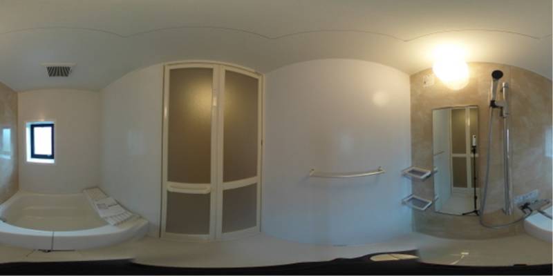 パノラマ画像バスルーム