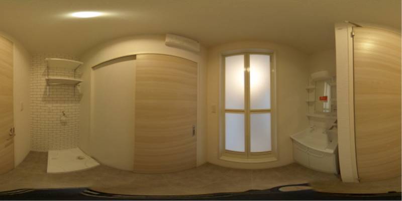 パノラマ画像洗面所