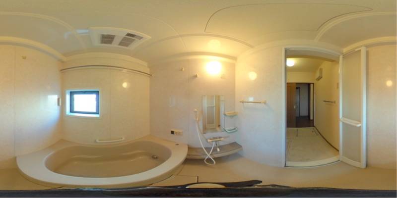 パノラマ画像バスルーム