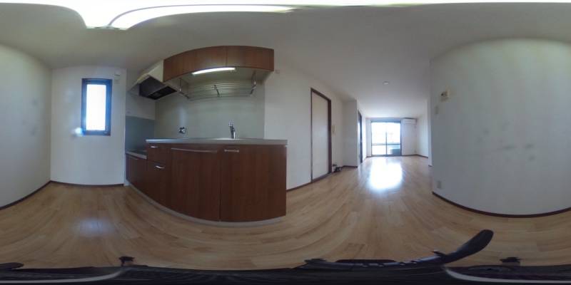 パノラマ画像キッチン