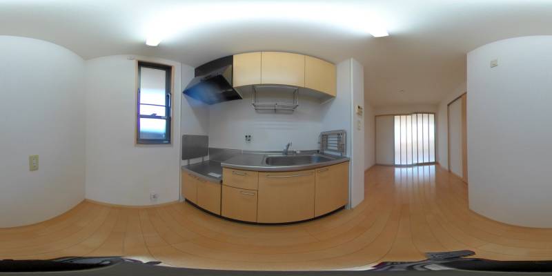 パノラマ画像キッチン