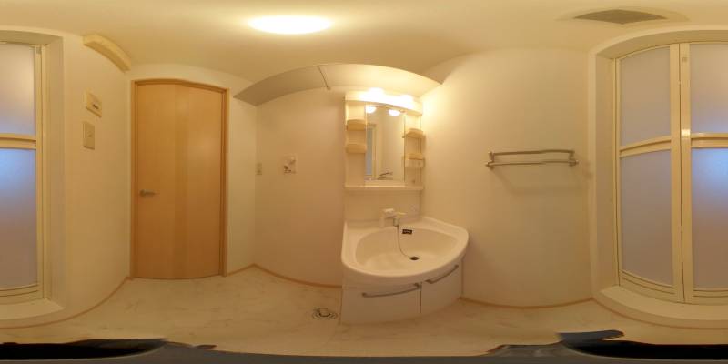 パノラマ画像洗面所