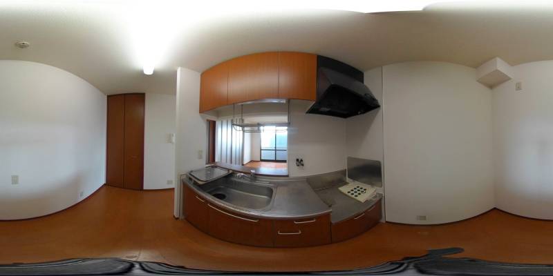 パノラマ画像キッチン