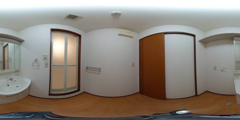 パノラマ画像洗面所