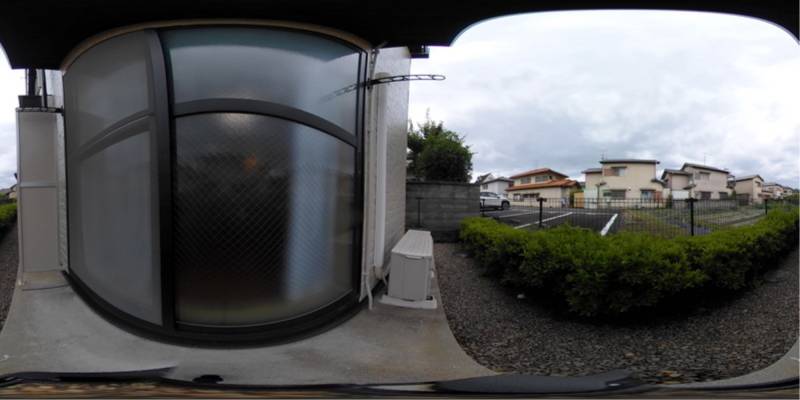 パノラマ画像バルコニー