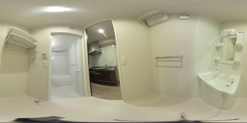 パノラマ画像洗面所