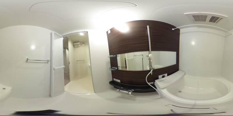 パノラマ画像バスルーム