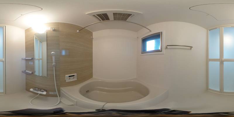 パノラマ画像バスルーム